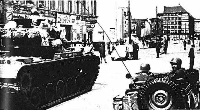 Patton Tank at Friedrichstrasse